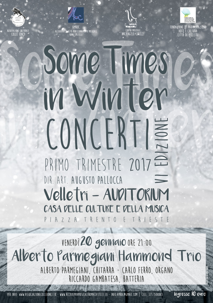 web Some Times in Winter - AUDITORIUM 20 gennaio