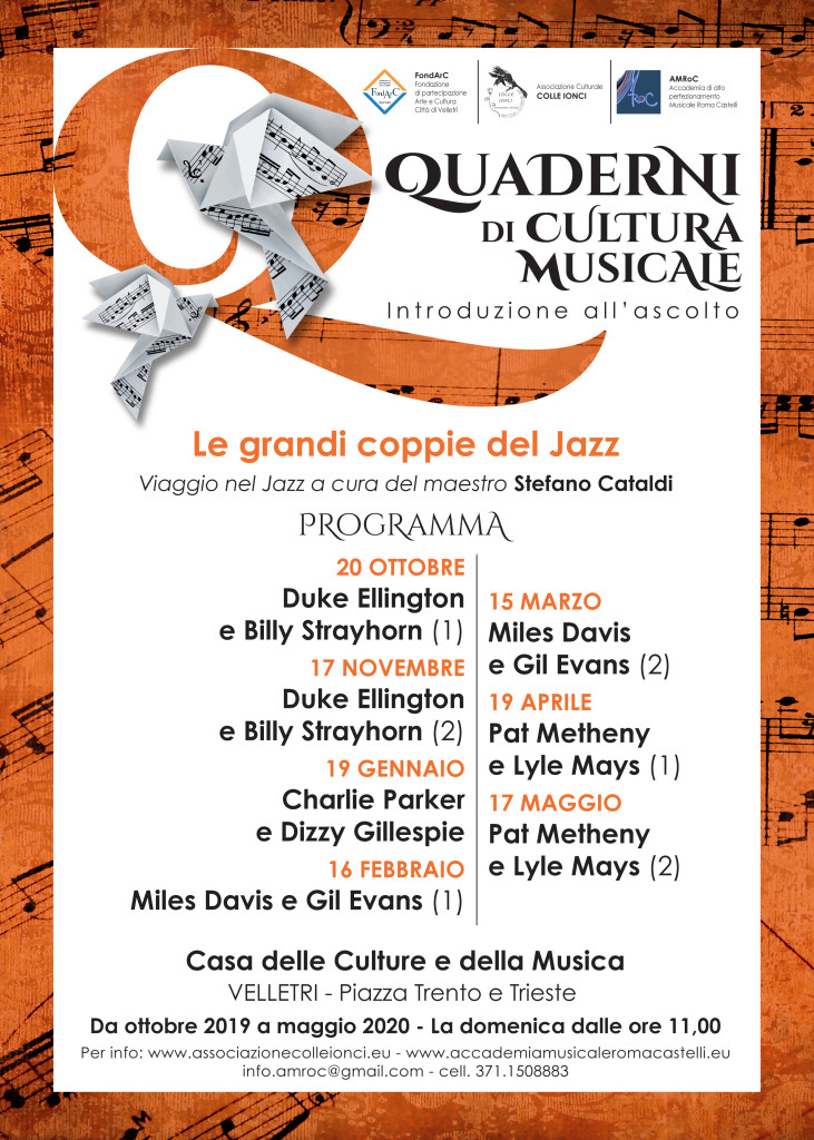 PROGRAMMA quaderni 2019-20 JAZZ